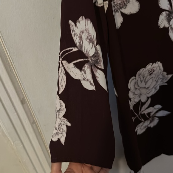 Dynamite Burgundy Oversized Straight Dress - Picture 3 of 5